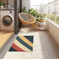 thumbnail image 4 of Yayeee Doormat for Indoor Entrance 32" x 20" Non Slippery Floor Rug, Beige Stripes, 4 of 8
