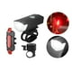 thumbnail image 1 of Juego de lámparas para bicicleta recargables por USB, luces súper brillantes, luz trasera LED delantera y trasera, luces para bicicleta para seguridad Sharpla faro de bicicleta, 1 of 8
