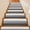 White Black, variant on Stair Treads Non Slip Indoor for Wooden Steps, Haze Blue White Ombre 4 Pcs Stair Mats for Kids Elders Dogs, 8 x 30 Inch Vintage Gradient Striped Aesthetics Carpet Treads Runner Rugs for Staircase