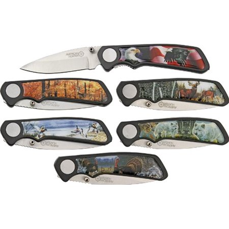 Wildlife 6 Pc Pocket Knife Set (Best Multi Purpose Pocket Knife)