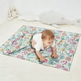 thumbnail image 2 of Pioneer Flower Blanket,Comfortable Soft Flannel Throw Blanket,All Season,Warm Lightweight Blankets for Sofa Bed Couch Living Room Chair,30"x40"(80x100cm), 2 of 4