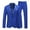 Blue, variant on SNOWSONG Slim Fit Suits for MenClearance! Mens Formal Wear Men's Suits Slim Business Wedding Party Jacket Jacket + Pants Suit Two Piece Set Men's Suits Red 2XL