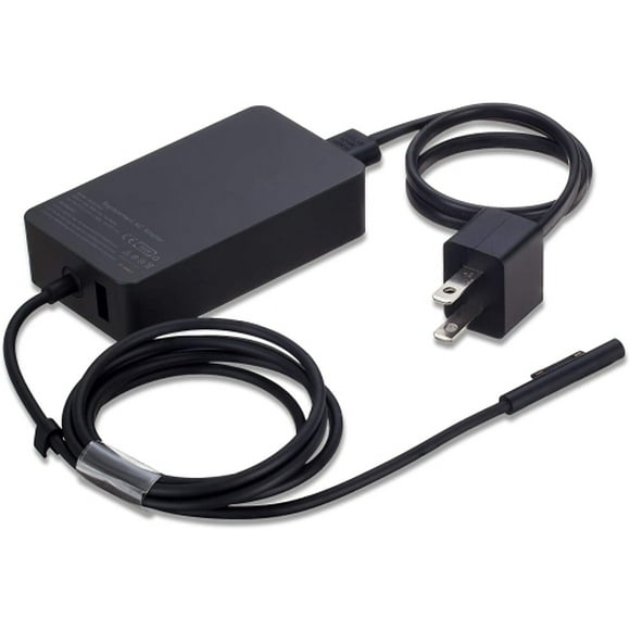 Gespeeed Adaptateur d'Alimentation Chargeur 36W 12V 2.58A pour Microsoft Surface Pro 3 Pro 4 Pro 5 avec Port de Chargement USB et Cordon de 6 Pieds