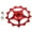 "Red,13T", variant on Derailleur Pulley, MTB Road Bike 11T/13T Guide Cycling Aluminum Alloy Rear Derailleur Wheel Pulley