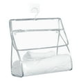 thumbnail image 1 of Bolsa de almacenamiento de ropa, impermeable, transparente, organizador de ropa interior, bolsa colgante TUP para dormitorio de baño, borde gris Advancent HA004902-03, 1 of 7