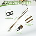 thumbnail image 2 of Uxcell Paracord Lanyard, Heavy Duty Keychain Necklace Lanyard Brown, 2 of 7