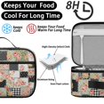 thumbnail image 4 of Pioneer Flower Floral Print Pattern Insulated Lunch Bag Teen, Toddler Lunch Bag,Bento School Lunch Bag for Teen for Work,Picnic or Travel, 4 of 5