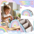 thumbnail image 4 of Wooden Storage Box Desk Organizer Pen Holder for Home Study Room, Decorative Desktop Stationery Caddy, Unique Gift for Students Back to Supplies 1Pcs A, 4 of 7