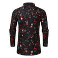 thumbnail image 3 of Camisas Navideñas Para Hombre Otoño Invierno Moda Casual Manga Larga Top Odeerbi ODB207321, 3 of 3