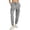 Heather Grey, variant on PULI Women's Loose Cargo Sweatpants with Pockets Cotton Blend Jogger Pants Elastic Waist Athletic Lounge Pants for Yoga Gym Running