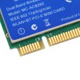 thumbnail image 1 of Dual Band   Card, Versatile 2.4GHz/5GHz MINI PCI-E Card Support 802.11a/b/g/n/AC   And  1200Mbps  For /  10/8.1/8/7, 1 of 8