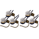 thumbnail image 1 of Paquete de 6 Interruptores de Luz de Ventilador de Techo ZE-109 Interruptor de Ventilador de Techo Interruptor de Cadena de Repuesto (Bronce), 1 of 2
