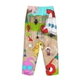 thumbnail image 3 of Lsque Pikmin Print Women's Pajama Pants, Lounge Pant - Comfortable Home Wear,Elastic Waistband, Stylish Design-Small, 3 of 9