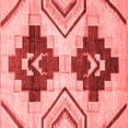 thumbnail image 1 of Ahgly Company Machine Washable Indoor Square Southwestern Red Country Area Rugs, 3' Square, 1 of 4