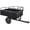 750 Lbs Black, variant on 1500 lbs Heavy Duty Steel Dump Cart, All-Terrain Tires & Foot-Pedal Dumping, Yard Garden Trailer for Dirt, Mulch, Rocks - Ideal for ATV, Farm, Lawn & Garden, Red