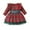 T1, variant on Fesfesfes Girls Christmas Dress Size 6 Months-4 Years Round Neck Stretchy Waist Princess Dress Long Sleeve Bow Tied Dress Casual Plaid Ruffled Clothes