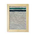 thumbnail image 1 of Fabric Flax Knit Gray Desktop Adorn Photo Frame Display Art Painting Wooden, 1 of 3