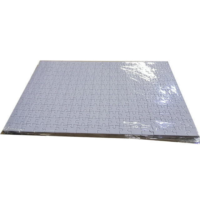 INTBUYING 10pcs A3 Sublimation Jigsaw Puzzle with 252 pieces by Flat Heat Press Machine DIY Transfer Crafts