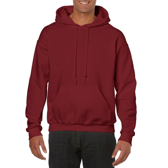 Gildan Mens Heavy Blend Hooded Sweatshirt, 5XL, Garnet