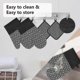 thumbnail image 3 of Oven Gloves Set Pot Holder Glove Heat Resistant 300c Oven Gloves Black Silicone And Cotton Non-sli, 3 of 5