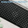 thumbnail image 3 of LIZEVINC Shower Mat for Bathtub Bath Mat for Tub,39" x 16" Non-Slip Bathtub Mat Machine Washable Tub Mat with Suction Cups & Drain Holes,Black, 3 of 7