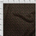 thumbnail image 2 of oneOone Viscose Chiffon Fabric Leaves & Floral Block Print Fabric BTY 42 Inch Wide, 2 of 4