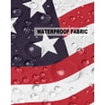 thumbnail image 5 of American Stars Stripes Independence Day Flag Outdoor Pillow Covers Set of 2, Decorative Waterproof Throw Pillow Case, White Blue Red Cotton Linen Soft Cozy Cushion Pillowcases, 5 of 6