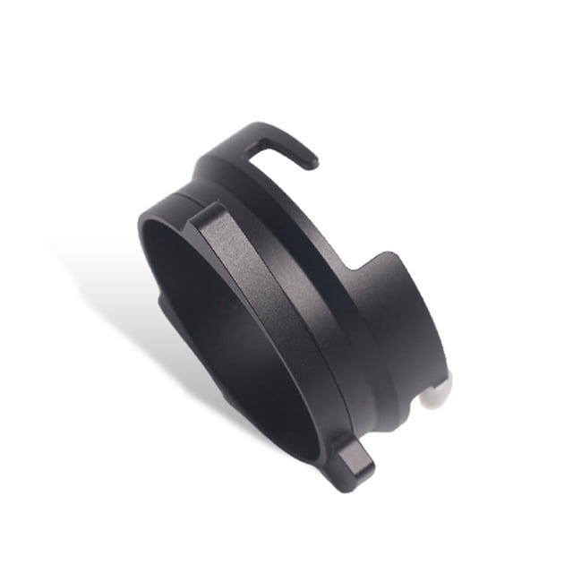 Yuarrent Anillo para máquina de café antioxidante resistente al calor moldeado integrado proceso de lijado distribuidor de polvo ajuste Flexible Juegos de servir café y té Negro Yuarrent HA060903-02B