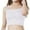 White, variant on BJUTIR Women Sports Bras Straps Lace Striped Fitness Top Yoga Bra Crop Top Push Up Running Bra Workout Top