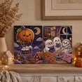 thumbnail image 5 of Halloween Pearl Art Kit - Halloween Diamond Art DIY Kits for Adults, Including Ghosts, Pumpkin, Cat & Skull & Witch, Turn Tiny Pearls into Spooky-Cute Magic for Gifts E, 5 of 5
