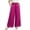 #02 Hot Pink 【Mix, Match & Rotate: Stock Up on Daily Colors】, variant on Women's Cotton Linen Pants with Pockets, Mid Elastic Waist Straight Wide Leg Trousers, Soft Loose Flowy Drawstring Pants, Casual Dressy Pants for Business Lounge Summer Beach,
