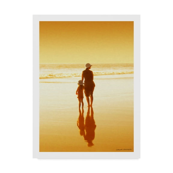 Trademark Fine Art 'Mother And Daughter 2' Canvas Art by Carlos Casamayor