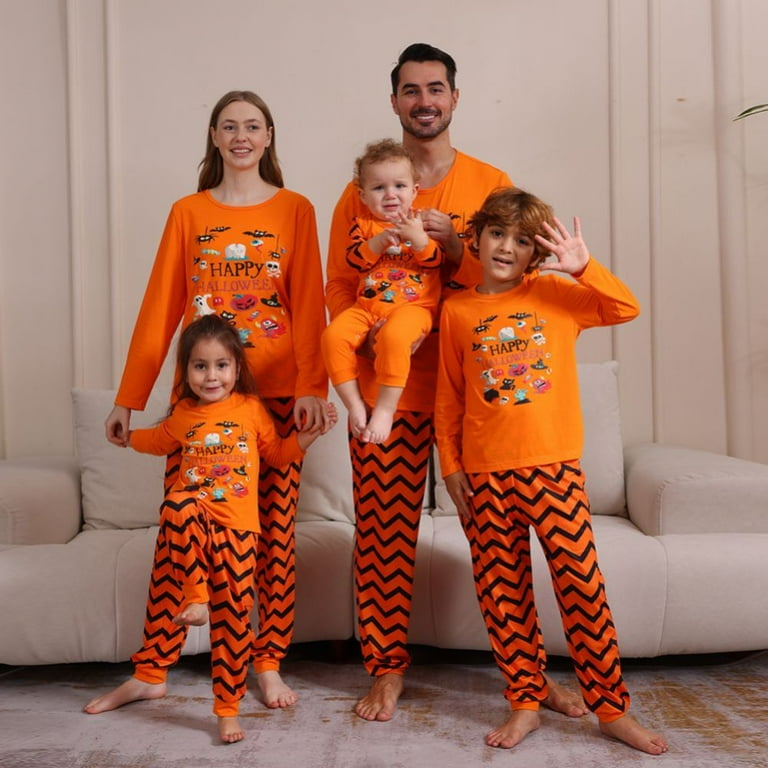 GYRATEDREAM Family Matching Halloween Pajamas Sets Dad/Mom/Kids