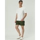 thumbnail image 4 of Pantalones cortos de natación con forro de malde color sólido con cintucon cordón pahombre Verde oli32, 4 of 6