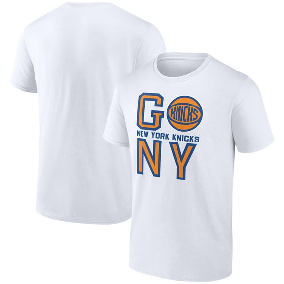 Men's White New York Knicks Go NY T-Shirt