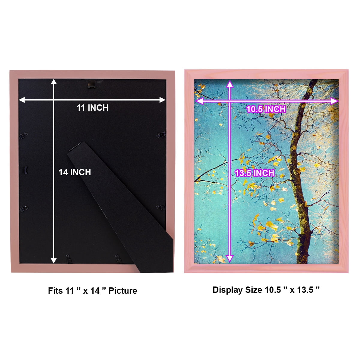 Autumn Tapestry III -Framed Print w/glass-Sunset Pink