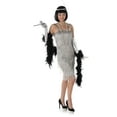 thumbnail image 2 of Roaring 20s 1920 Silver Flapper Dress Women's Costume X-Large 18-20, 2 of 2