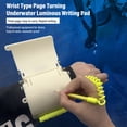 thumbnail image 4 of Pizarra De Buceo, Resistente Al Agua, Portátil, De 3 Páginas, Conveniente Tipo De Muñeca De Pizarra Subacuática Para Buceo Profundo, 4 of 7