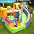 thumbnail image 6 of Doctor Dolphin Inflatable Bounce House with Slide,Jumping Bouncer for Kids Outdoor and Indoor, 6 of 7