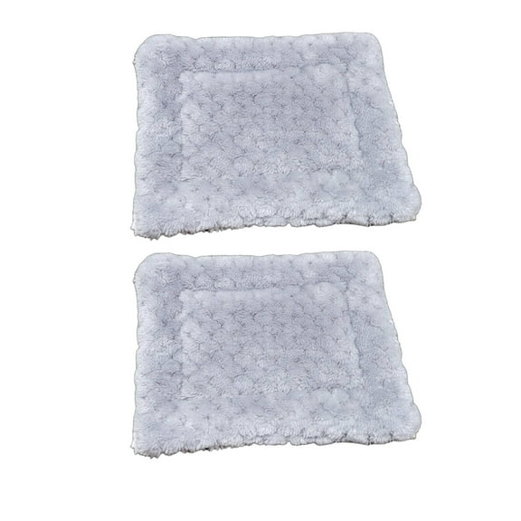 AUQ 2Pcs Cat Bed Soft Cushion Bunny Bed Quick Drying Rabbit Bed Style1