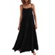 thumbnail image 1 of Vestido largo con tirantes finos para mujer - Pareo estampado para la playa - Vestido camisero holgado de poliéster - Ropa informal de verano, 1 of 2