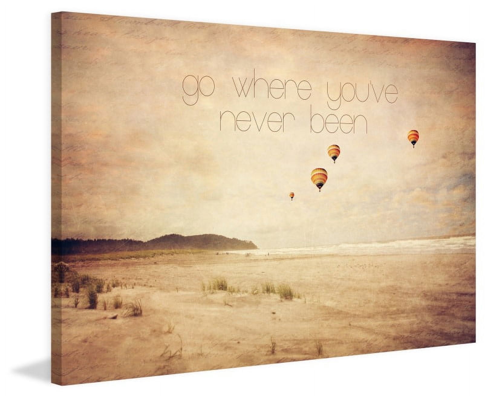 Marmont Hill "Go Where You've Never Been" Sylvia Cook Painting Print on Canvas