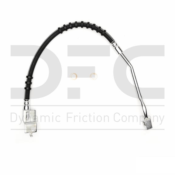 Front Left Dynamic Friction Company Brake Line Hose 350-42090 For 1990-1995 Jeep Wrangler