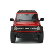 2021 Ford Bronco Wildtrak 4 Doors, Race Red - GT Spirit GT360 - 1/18 scale Resin Model Toy Car