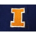 thumbnail image 4 of Illnois Illini Adult Men Waffle-Knit Thermal Long Sleeve Henley T-Shirt (Size Large), 4 of 4