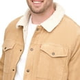 thumbnail image 3 of Big & Tall Levi's® Classic Corduroy Sherpa-Lined Trucker Jacket Color: Tan Size: 4XB, 3 of 4