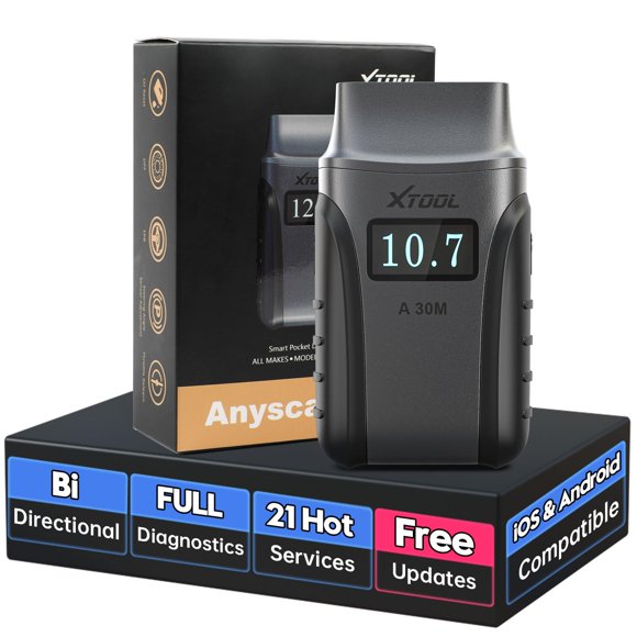 Escáner OBD2 inalámbrico XTOOL Anyscan A30M para Android y iPhone
