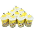 thumbnail image 3 of 10pcs Resin Popcorn Charms Keychain Making Pendants Necklace Earrings Bracelet DIY Charms, 3 of 5