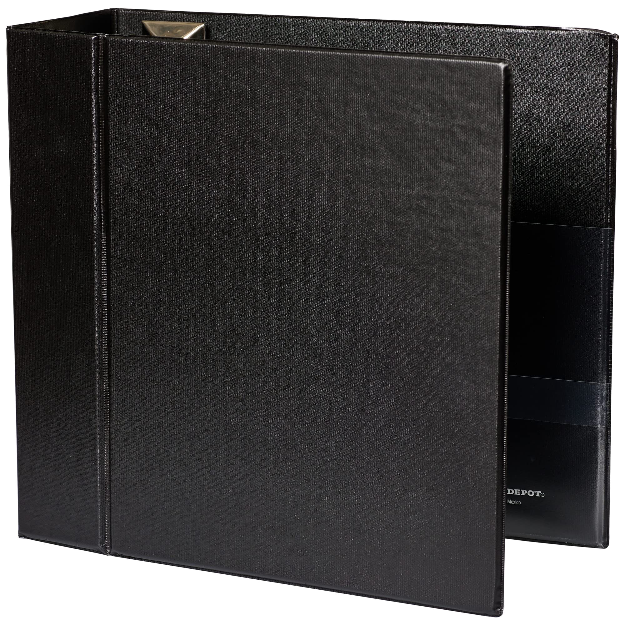 Office Depot® Brand Heavy-Duty D-Ring Binder, 5" Rings, 59% Recycled, Black
