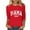 Red#02, variant on JTZGDY Mama Shirts for Women Cute 3/4 Length Sleeve Printed Crew Neck Basic Tunic Tees Blouses Trendy Oversized Comfy Holiday Gift T-Shirts Lightweight Pullover Tops Purple#01 L